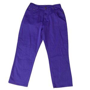 CLEARANCE Koret 14P Vintage Purple Jeans With Elastic Waistband Cotton Spandex